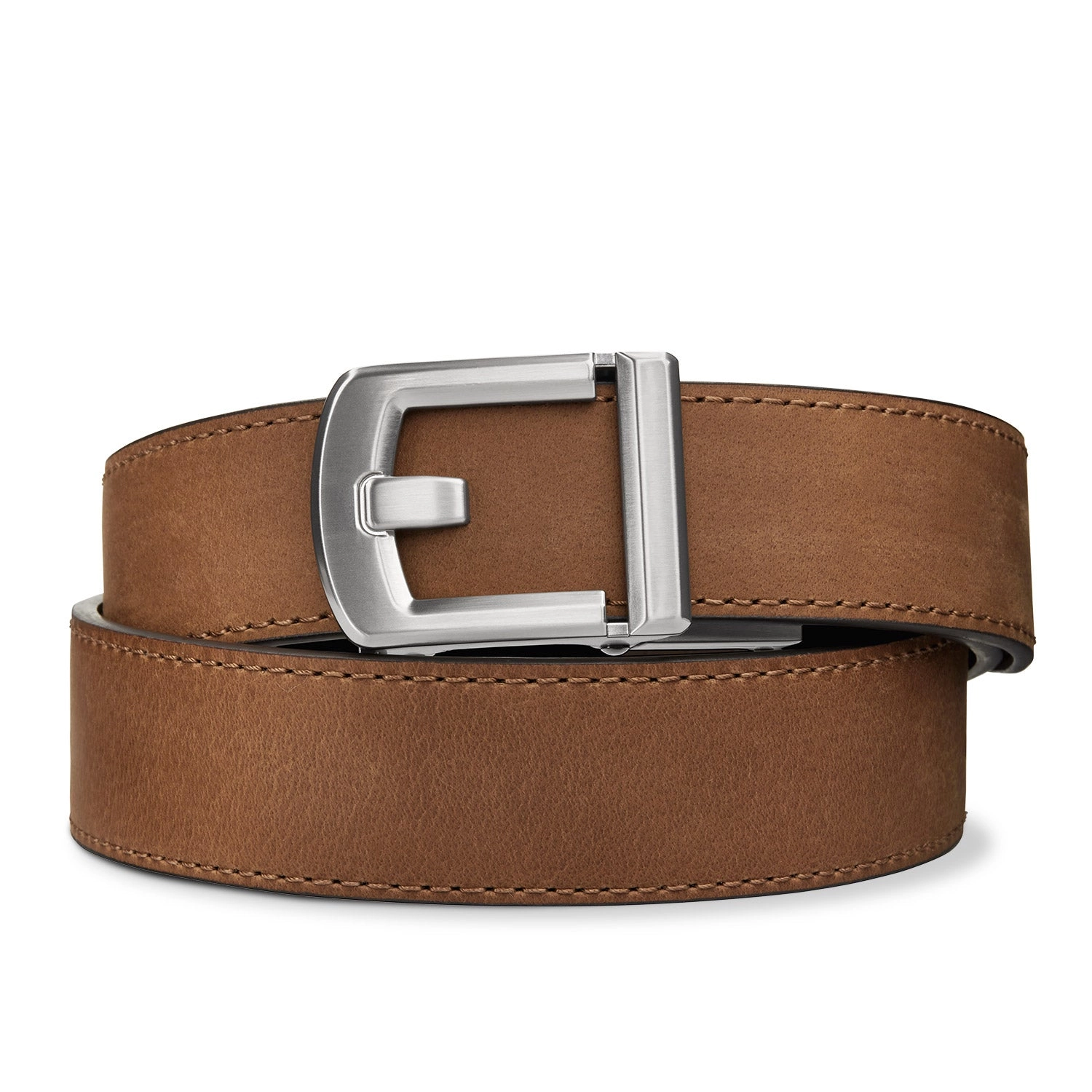 X SERIES BUCKLE  | BROWN BUFFALO LEATHER GUN BELT 1.5"