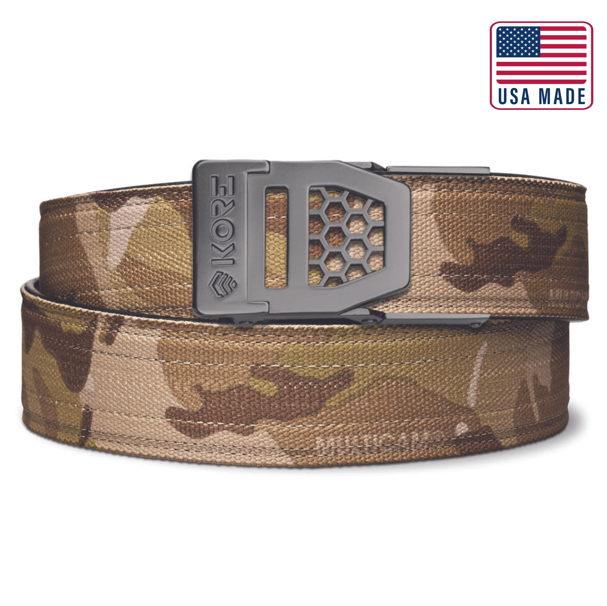 X SERIES BUCKLE  | MULTICAM® ARID TACTICAL NYLON GUN BELT 1.5"