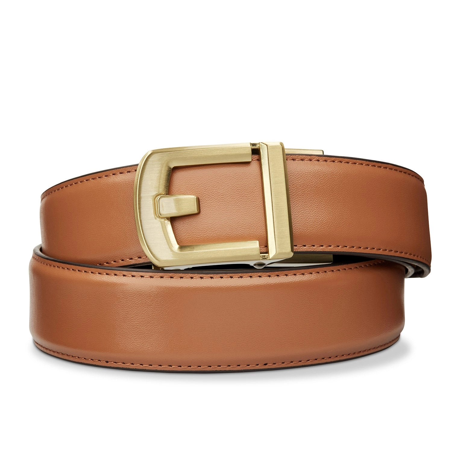 X SERIES BUCKLE  | TAN LEATHER GUN BELT 1.5"