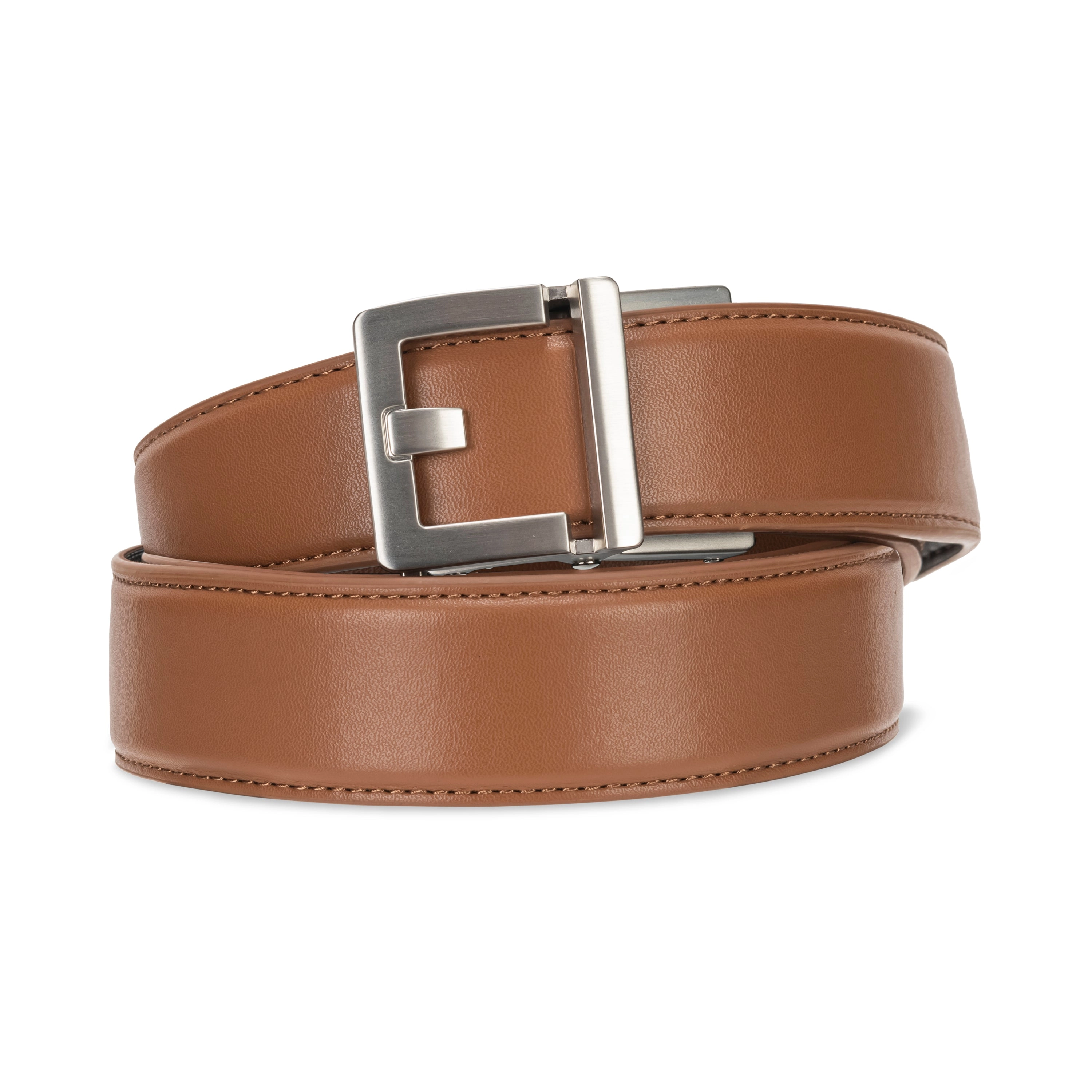 X SERIES BUCKLE  | TAN LEATHER GUN BELT 1.5"