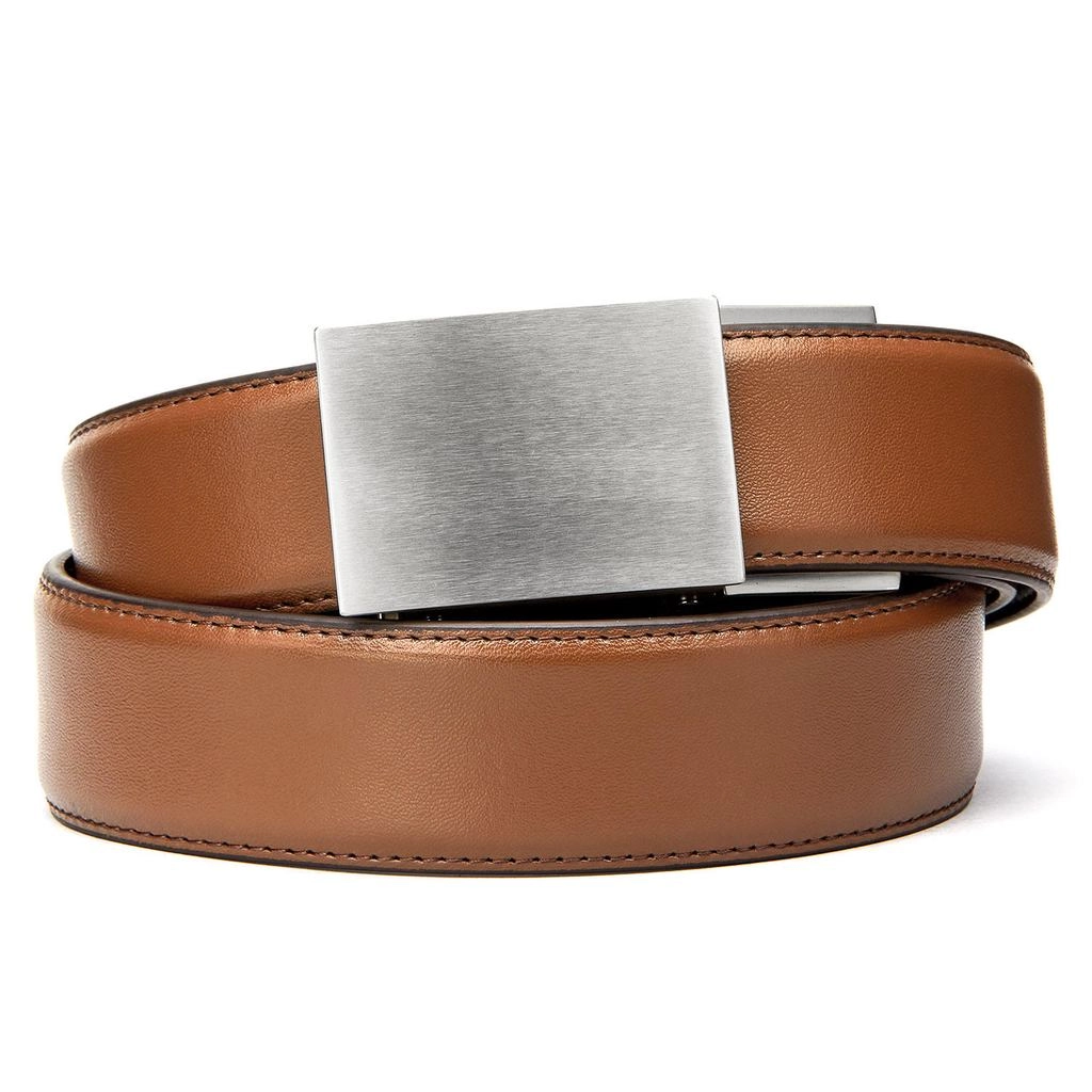 X SERIES BUCKLE  | TAN LEATHER GUN BELT 1.5"