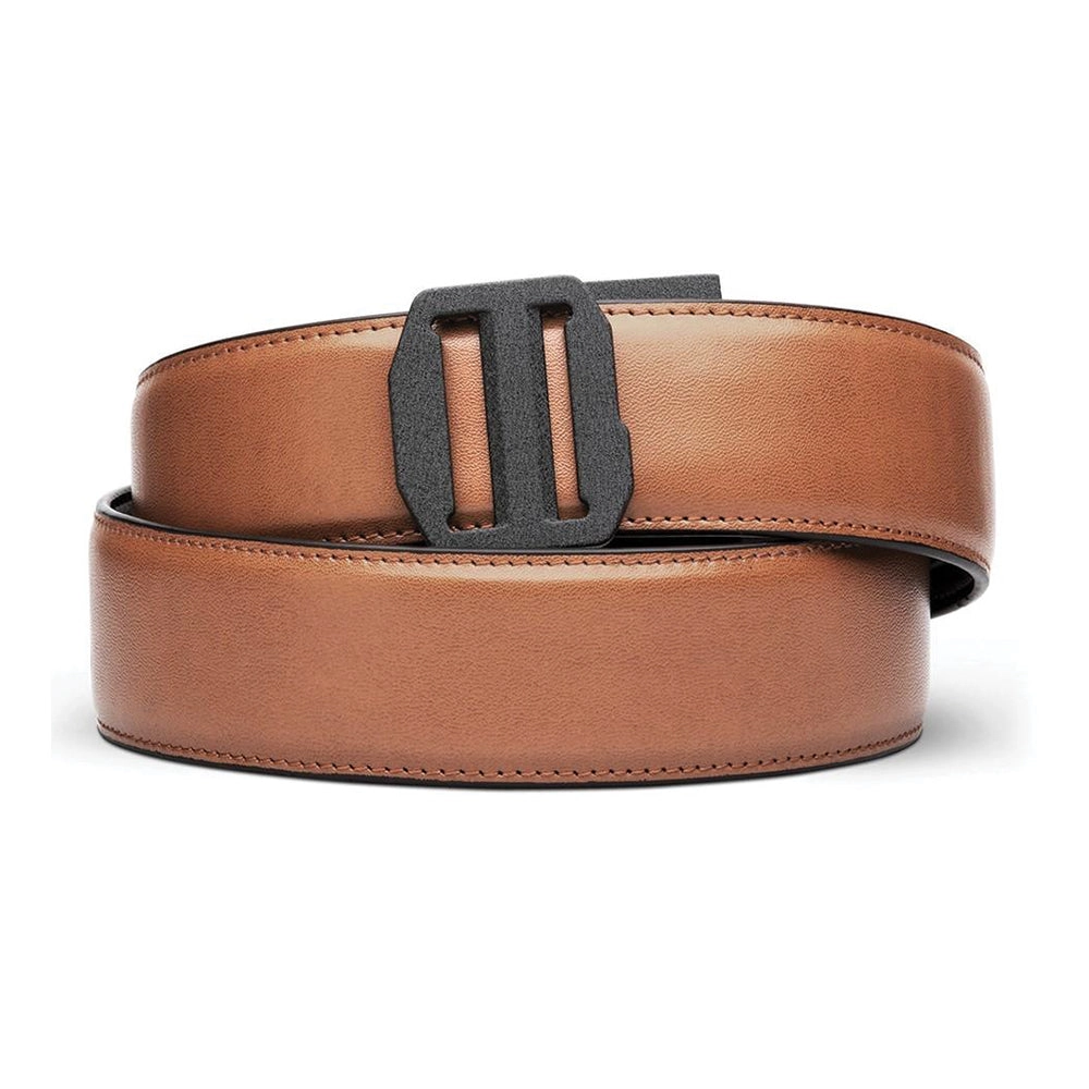 X SERIES BUCKLE  | TAN LEATHER GUN BELT 1.5"