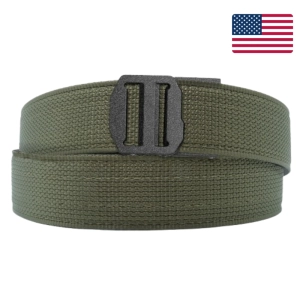 X SERIES BUCKLE  | USA MADE RANGER GREEN TACTICAL NYLON GUN BELT 1.5"