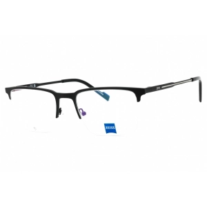Zeiss Men's Eyeglasses - Matte Black Metal Half Rim Square Shape Frame | ZS23125 002